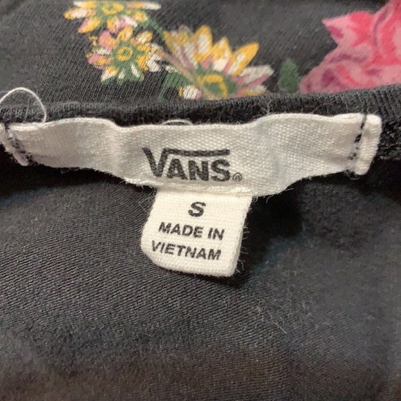 Vans floral bodysuit tee small - Picture 5 of 6